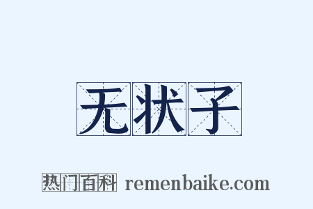 无状子是什么意思的图片
